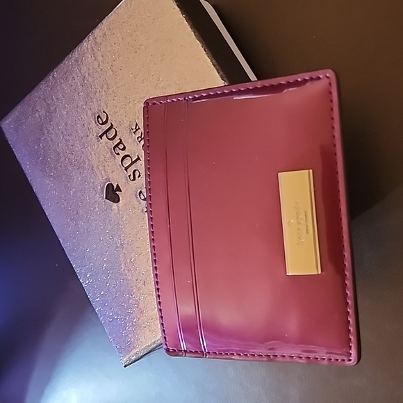 Accessories - Nib Kate Spade Raspberry Card Holder New